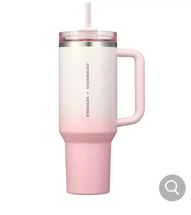 Starbucks Korea SS Stanley Pink Quencher Tumbler 1183ml 2024 Limited