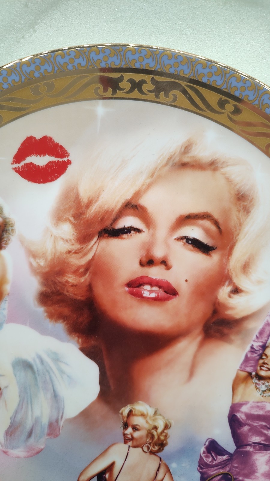 Marilyn Monroe Bradford Exchange 12” Masterpiece Plate Legacy Of Beauty COA Box