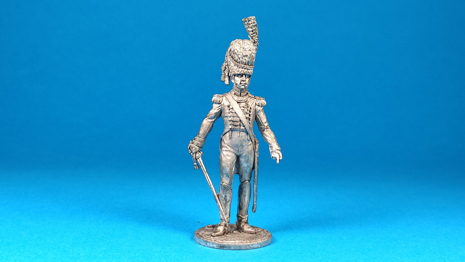 TIN soldiers 54 mm of Officer of the Guard Grenadiers. Westphalia 1809-1810