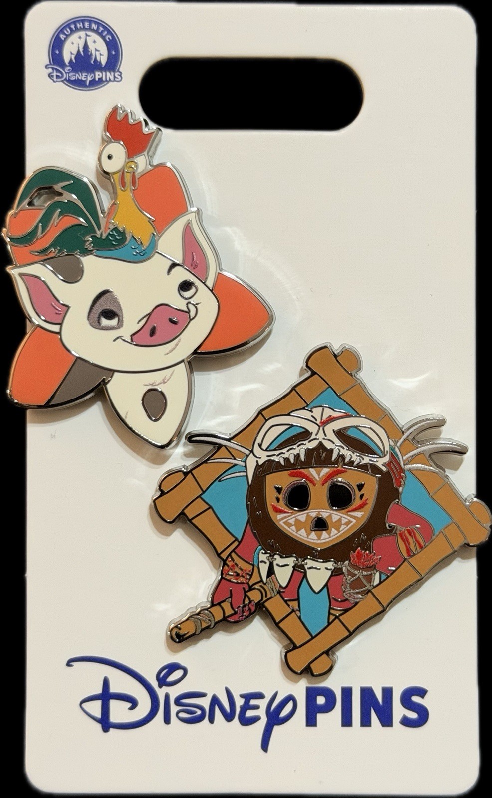 2025 Disney Parks Moana Pua Hei Hei & Kakamora OE 2 Pin Set