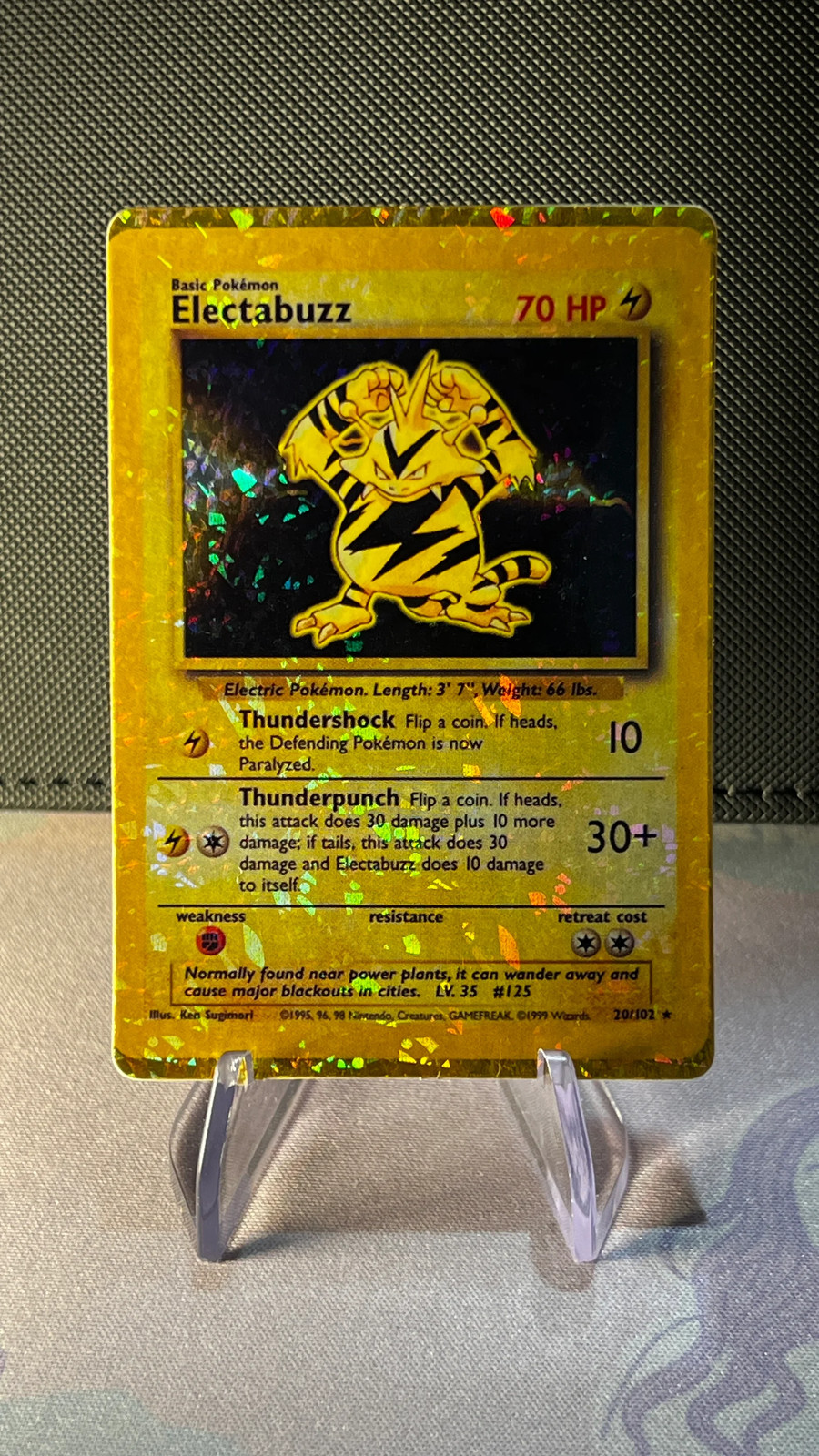 Pokemon Electabuzz Prism Vending Sticker
