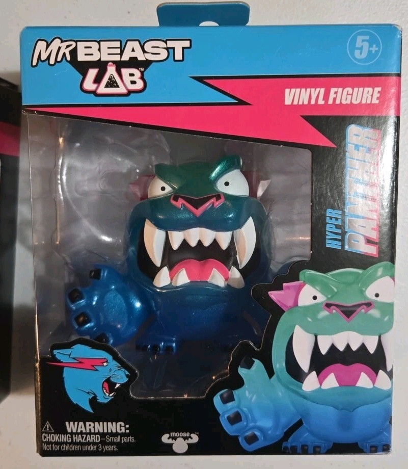 Moose Mr Beast Lab Hyper Panther Vinyl Figure-NEW