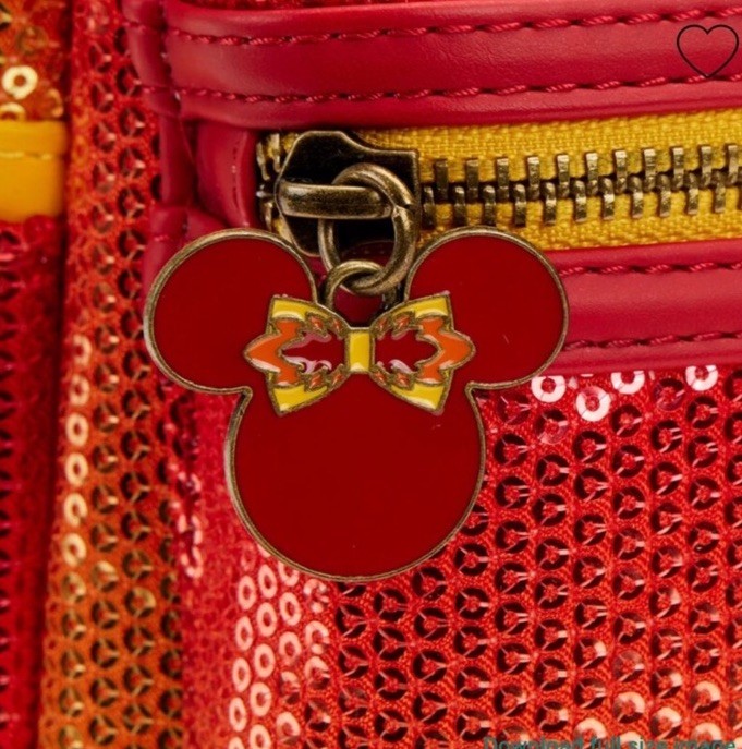 Beautiful Disney Loungefly fall sequin, Minnie Mouse Ombré bundle