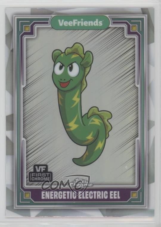 2025 Topps Chrome VeeFriends Refractor Energetic Electric Eel #84 14md