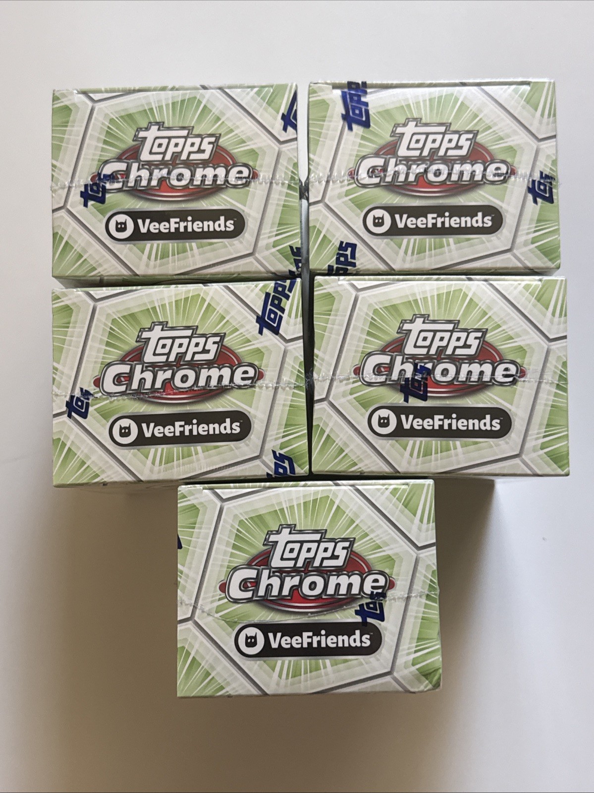 2026 Topps Chrome VeeFriends Blaster Box Lot of 5 Boxes