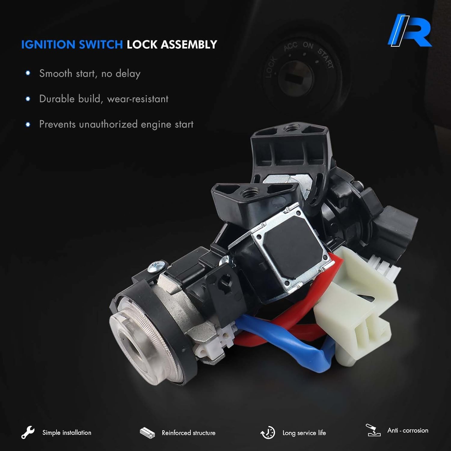 81910-M7110 Ignition Lock Switch Assembly with Keys Fit for Kia Forte 2019-2021,