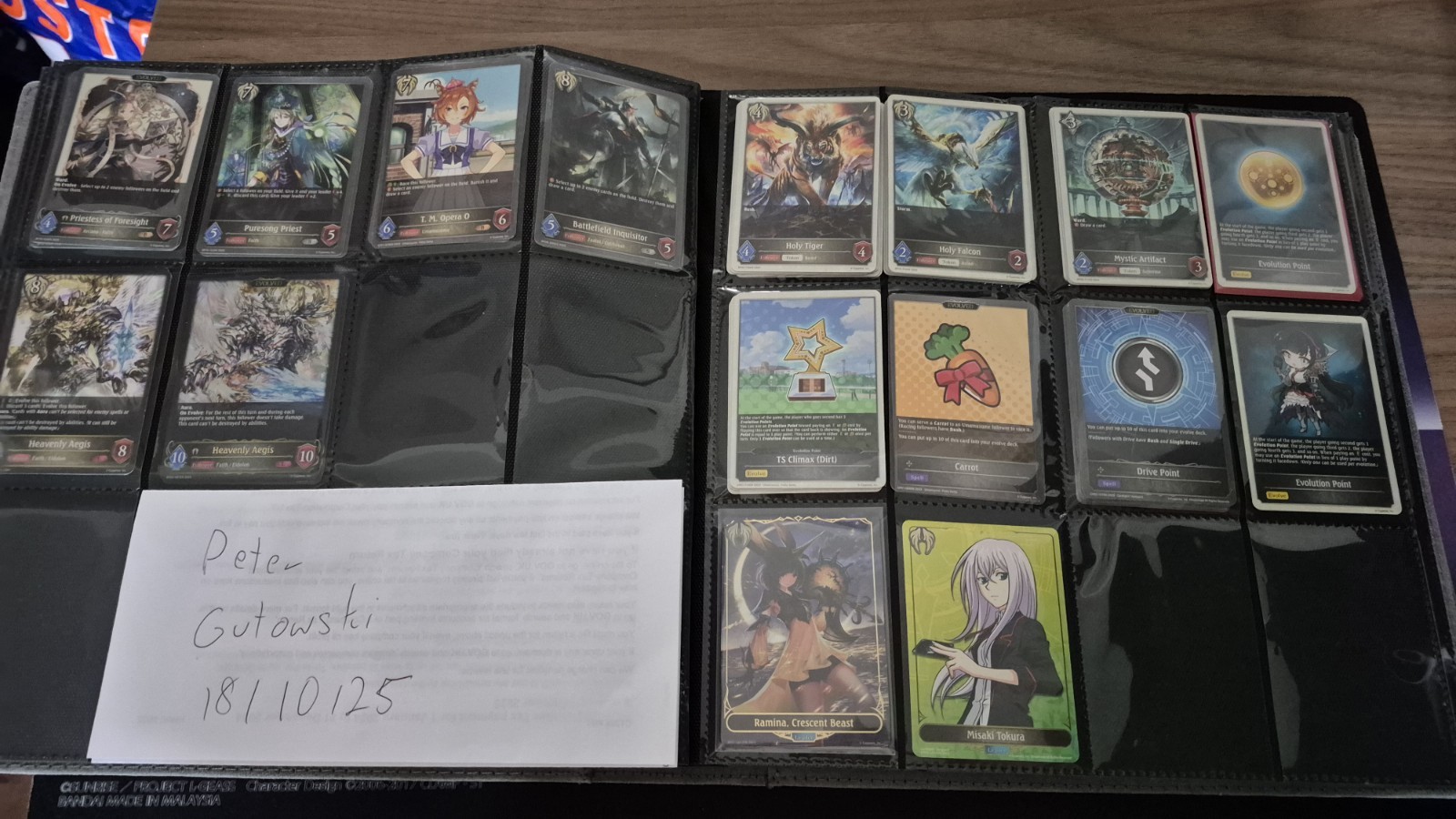 Shadowverse Evolve: Haven collection + Extras Full Sale Less Than 50% Big Orbit