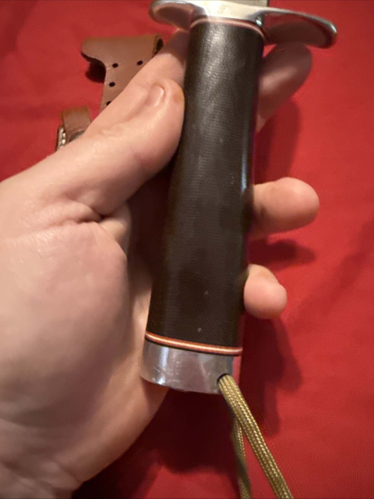 Blackjack Classic Model 7 Fixed Knife 7″ A-2 Tool Steel Blade Micarta Handle