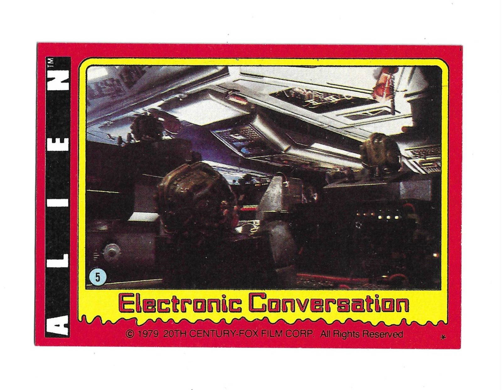 1979 Topps ALIEN #5a Electronic Conversation (Pack fresh)