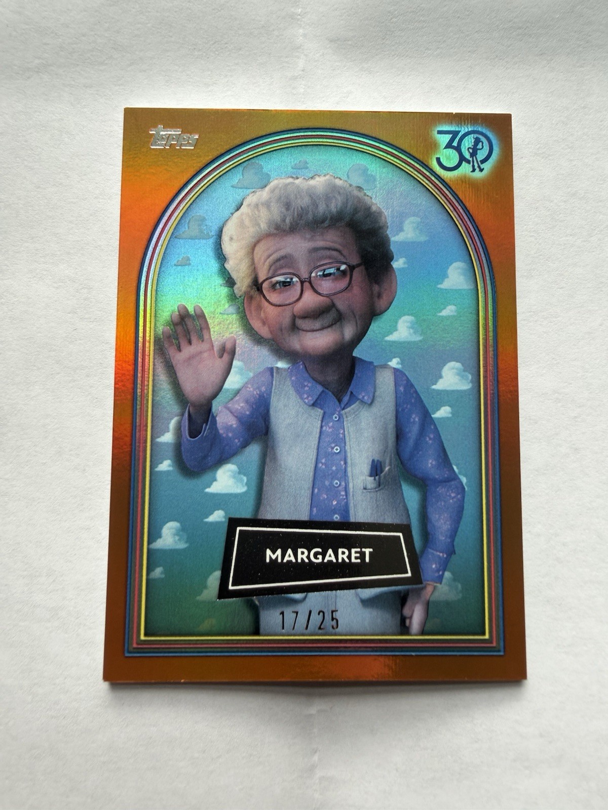 2026 Topps Toy Story 30 Years Disney Pixar Orange MARGARET /25