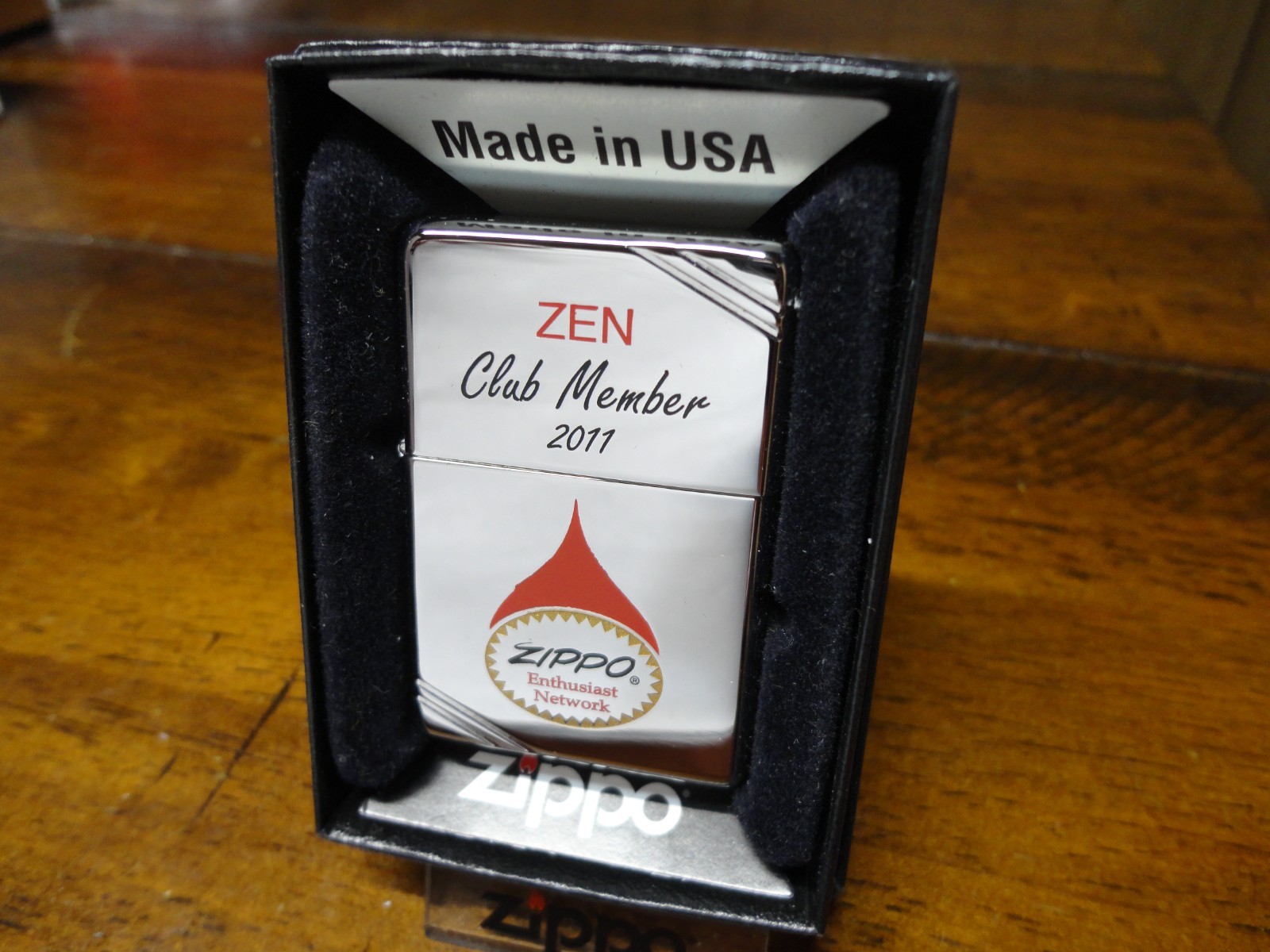 ZEN LIGHTER CLUB 2011 45/150 VINTAGE SERIES 1937 ZIPPO LIGHTER MINT IN BOX