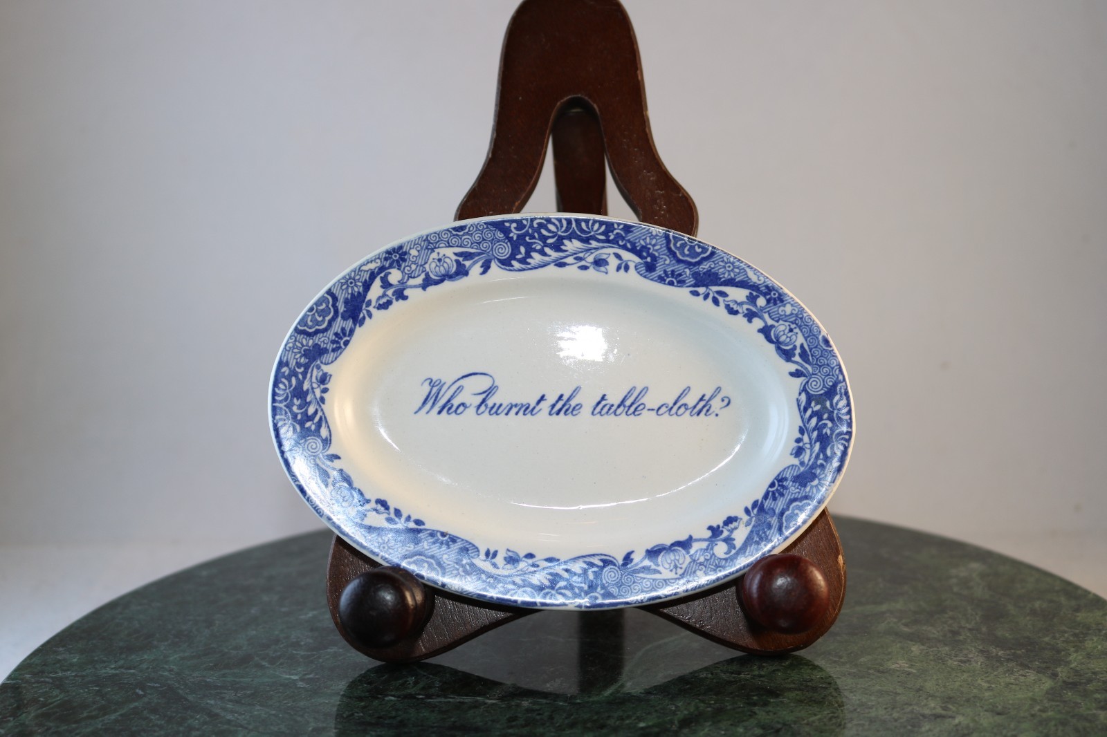 Vintage Spode “Who Burnt The Table Cloth?” Trinket Dish – Copeland Spode Italian