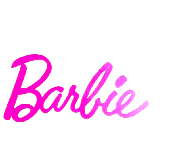 New Barbie Logo Cute Bright Pink Decal Sticker Vinyl Handmade Decal 4” or custom