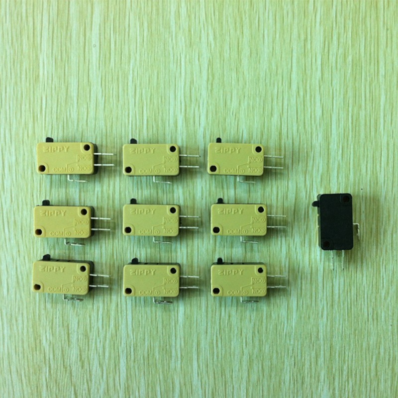 10pcs Replacement Zippy Actuator Micro-switch For Happ buttons and arcade button
