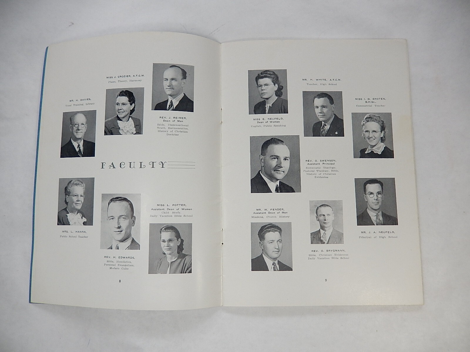 Yearbook, Briercrest Bible Institute, Caronport, SK, Canada, 1947, The Optic