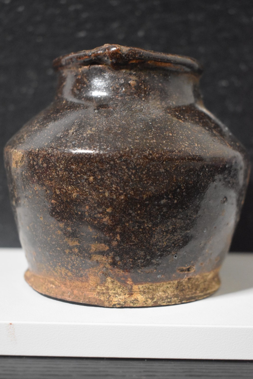 Very Old Small Chinese Bean Pot 3 To 4 Inches Tall Found In Hawaii Very Vintage