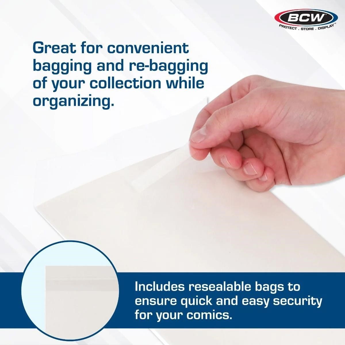 100 Current Comic Premade Bags + Backer Boards RESEALABLE Acid Free Book Storage