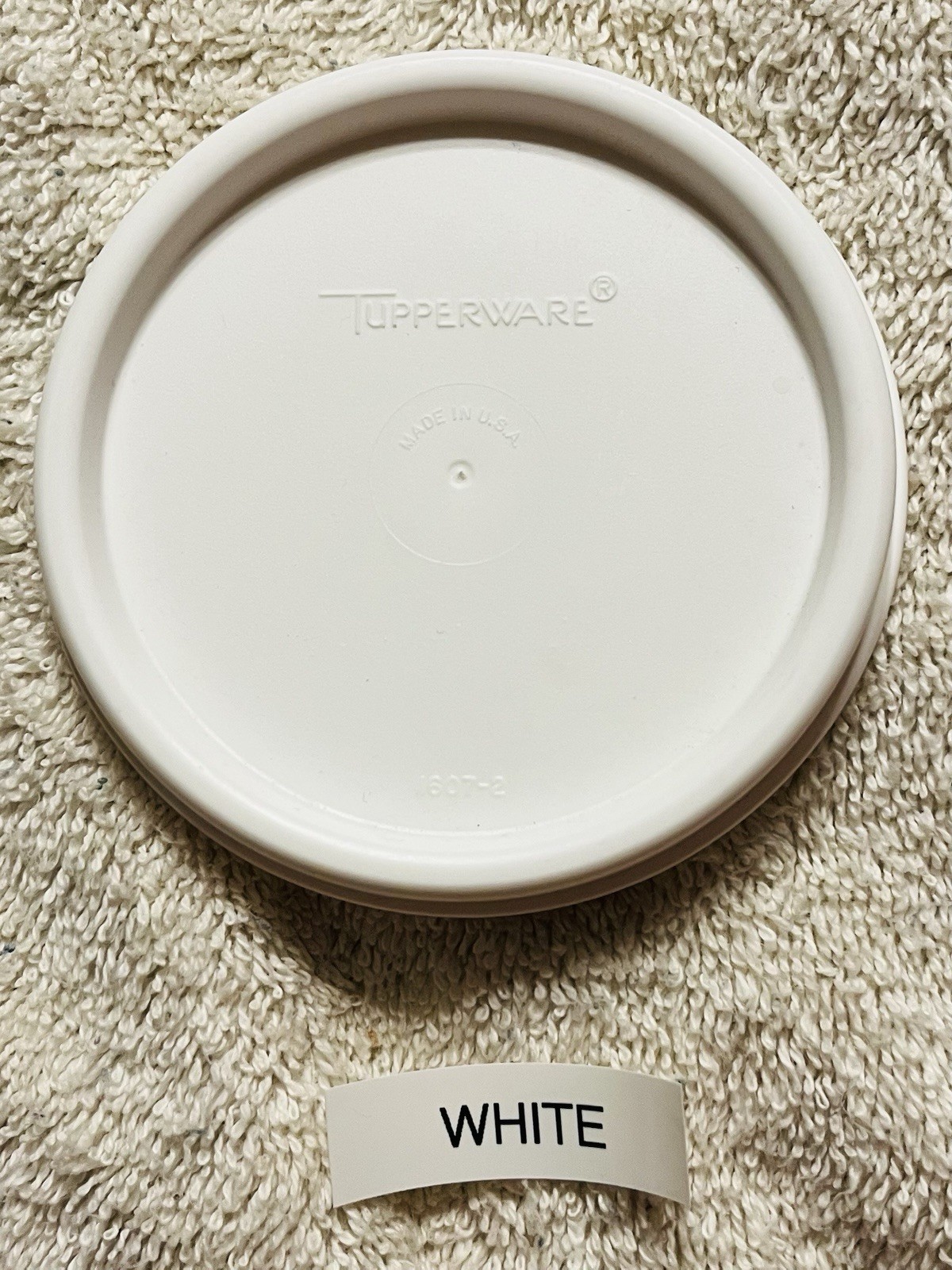 TUPPERWARE REPLACEMENT 3″ Lid 1607 For 1603 1605 1606 1641 1641 1643 1661