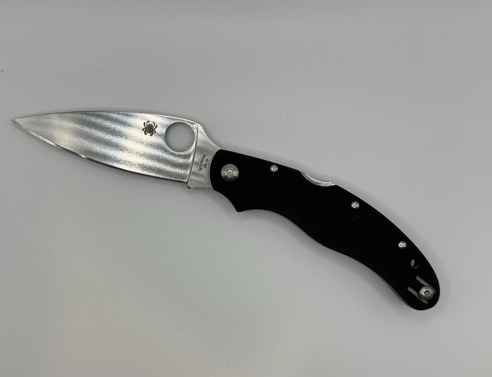 Spyderco Caly 3.5 VG-10 Black G-10 C144GP Folding Knife Japan