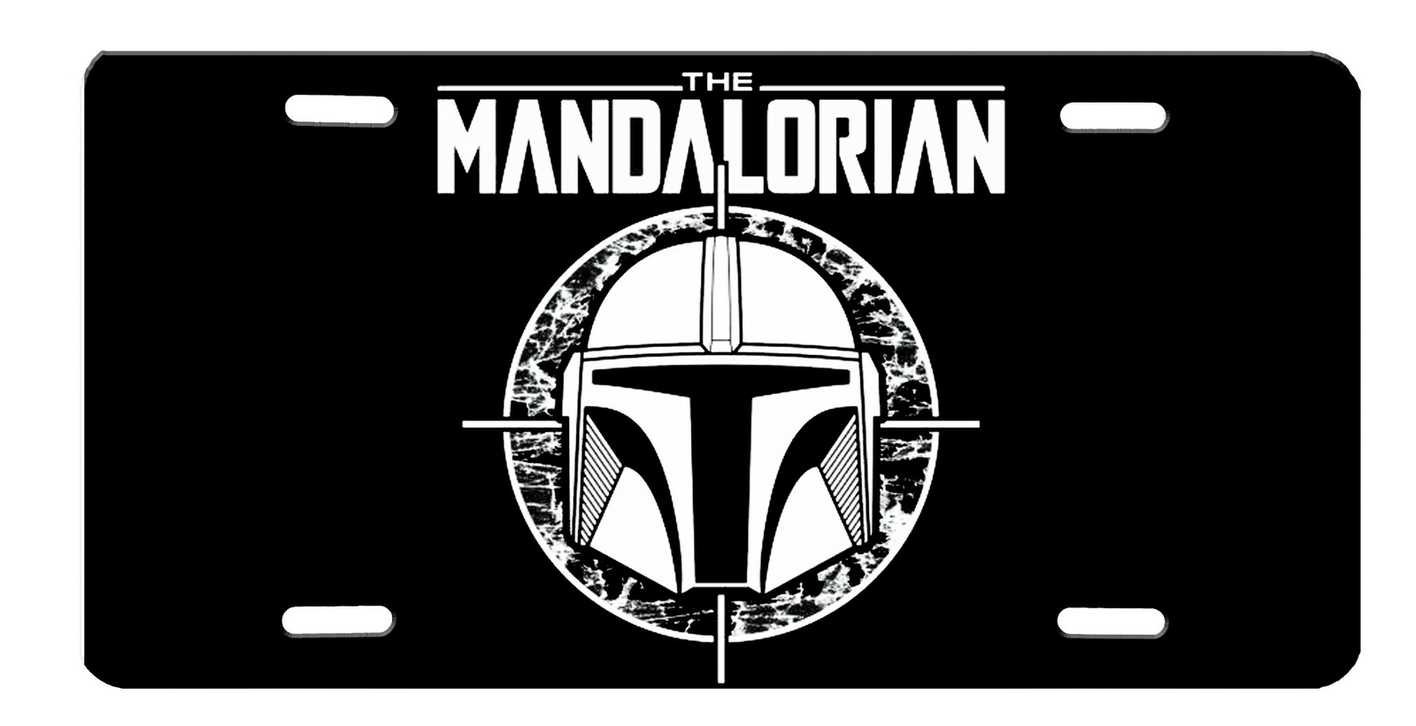 The Mandalorian High Gloss License Plate