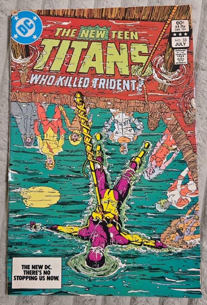 DC Comics The New Teen Titans #33 Copper Age (1984-1991) Color Comic Book