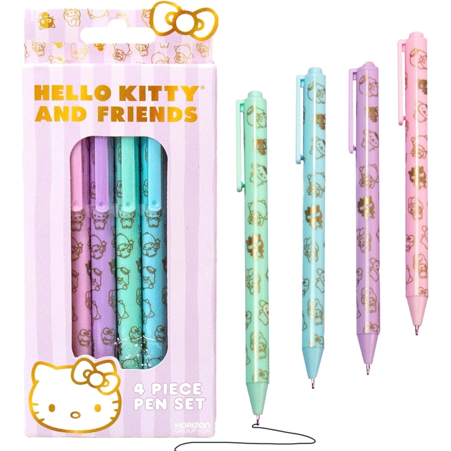 Piece Pen Set, Kawaii Stationery, Ballpoint Pens, School Supplies