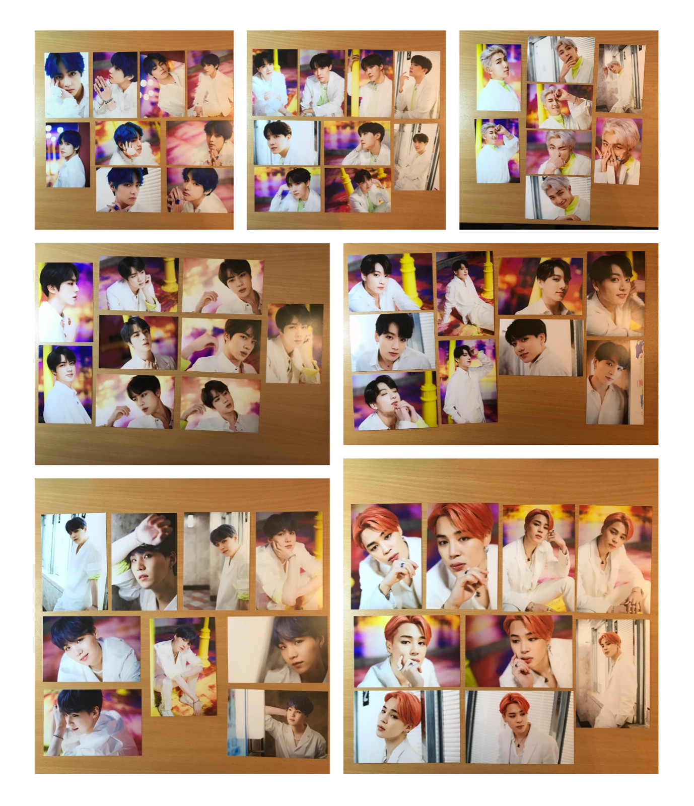 Unbranded Selfmade 4″x6″ Proto Prints – BTS Boy With Luv Series