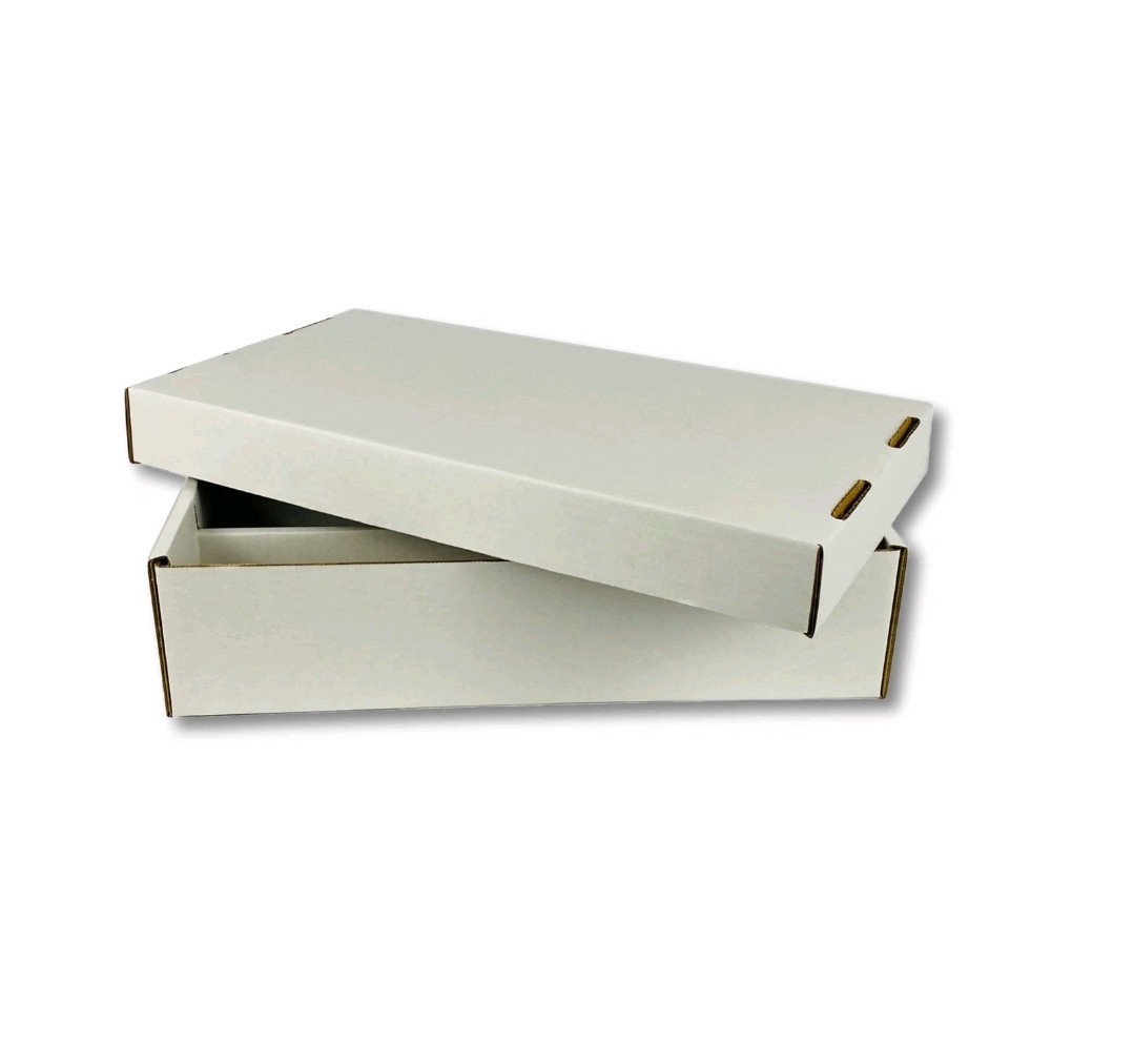 (1) Max Protection Super Shoe Toploader Storage Box – Durable 3 Row with Lid