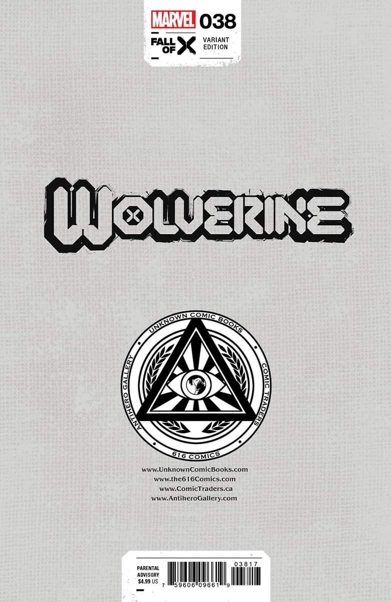 💥 WOLVERINE #38 DAVID NAKAYAMA Hellfire Gala Trade Dress Variant POLARIS