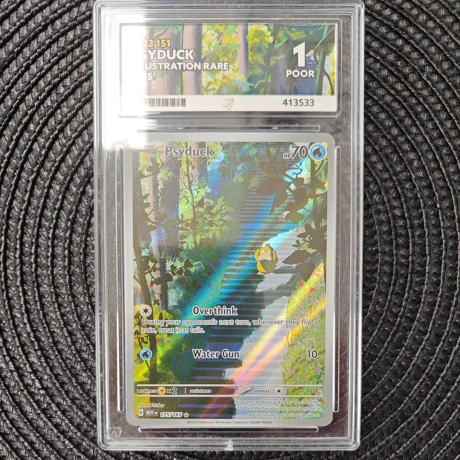 Bizarre Pop 1 Psyduck 175/165 151 English Graded ACE 1 card collectible Pokémon