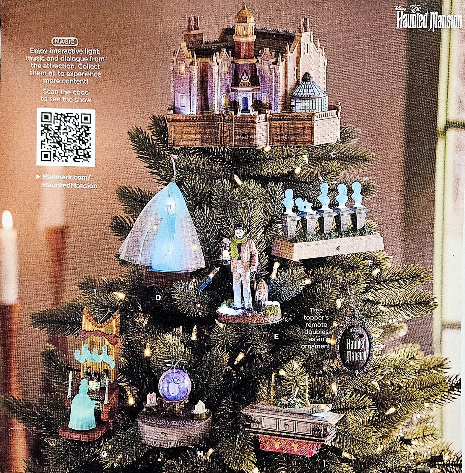 🎦 Hallmark HAUNTED MANSION Constance Hatchaway Bride Storytellers Ornament