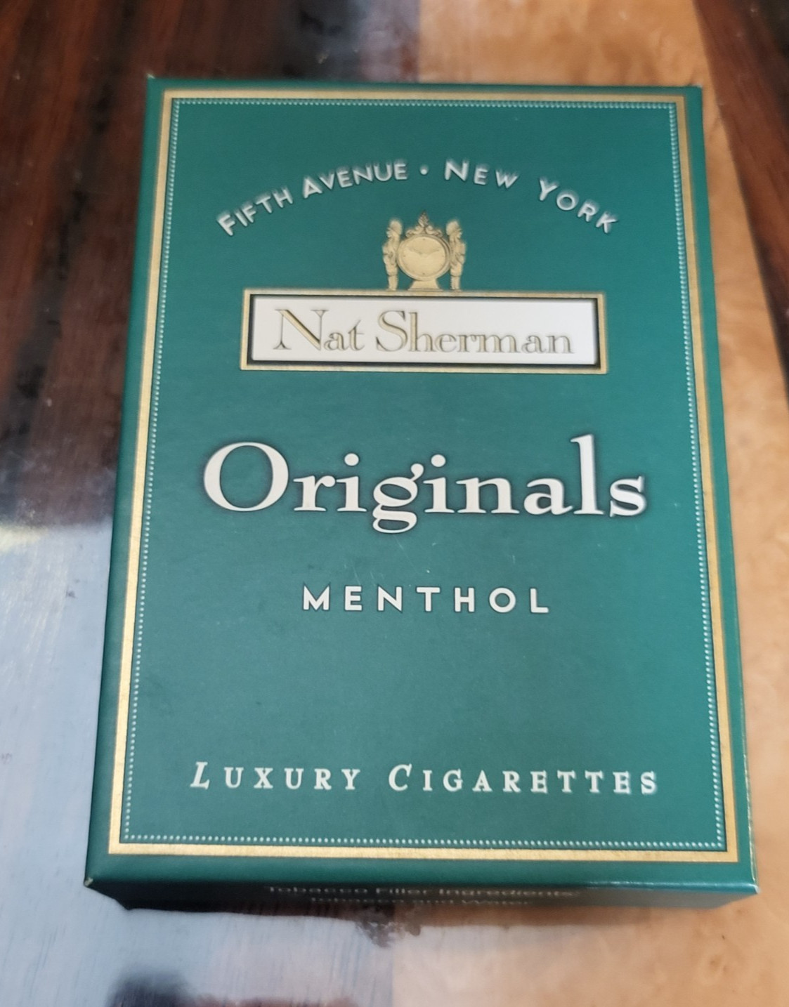Nat Sherman Originals Menthol ~ Empty Box