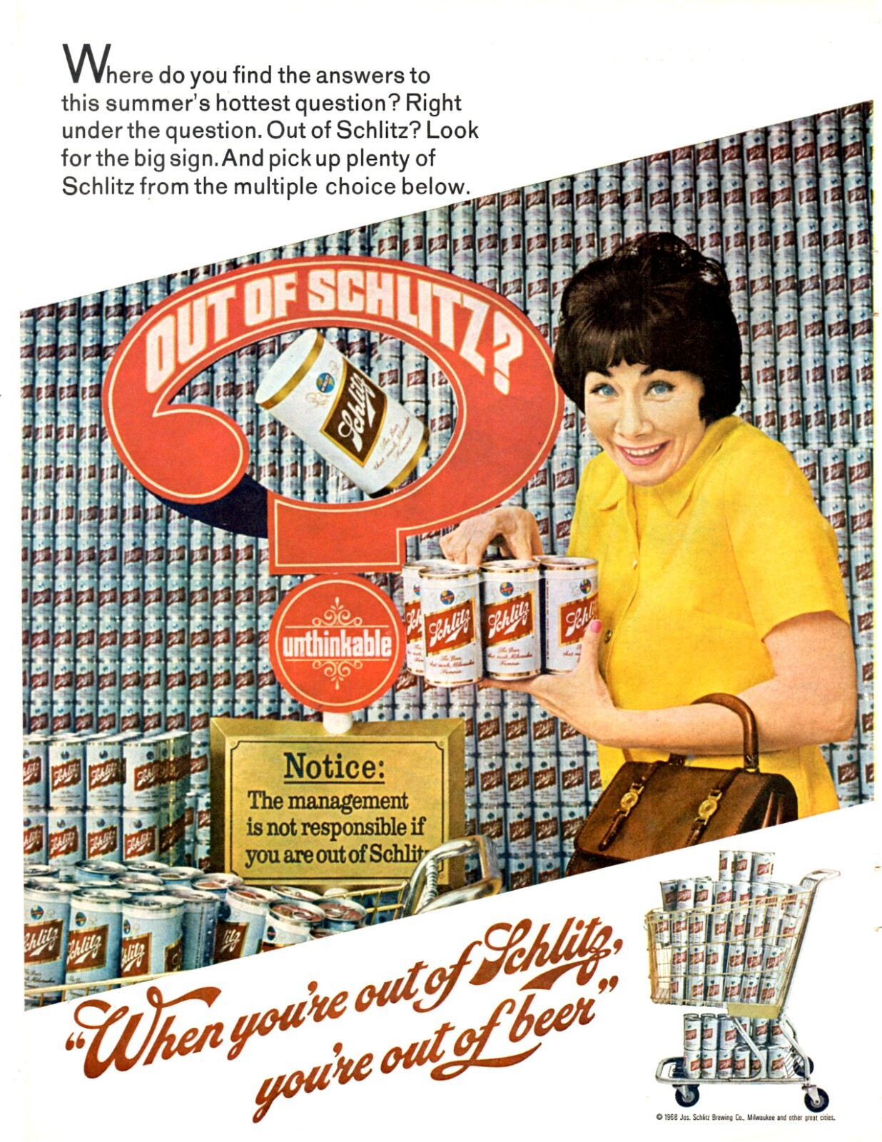 mixed beer ads*- 1/2 pound original clippings lot (approx 80 pages)