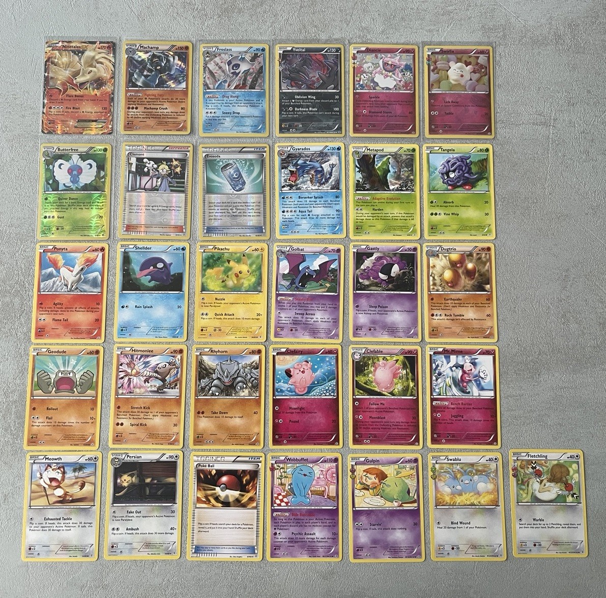 Pokemon Card Bundle Generations 2016 Radiant Collection 31 Cards Inc Holo No Dup