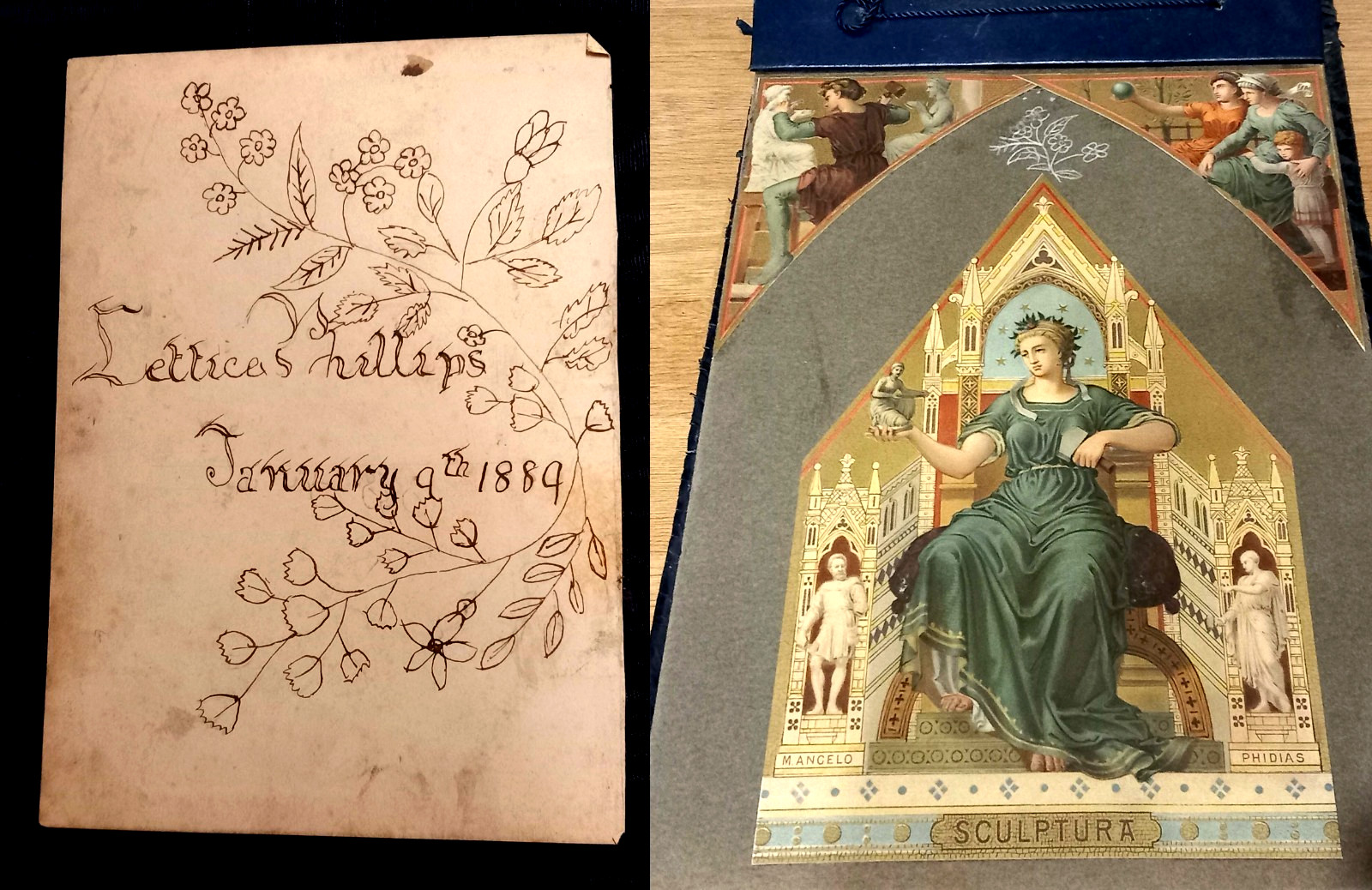 Superb Victorian/Edwardian Scrapbook With Images & Adverts From 1880-1930’s