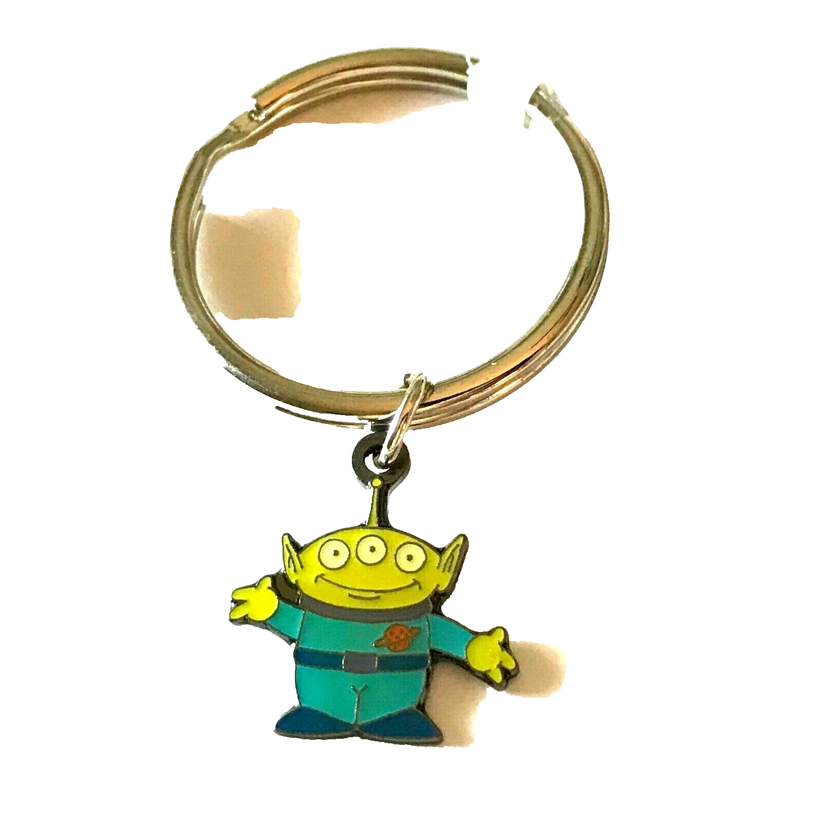 Vintage Disney Pixar Toy Story Alien Little Green Men Keychain Keyring LGM