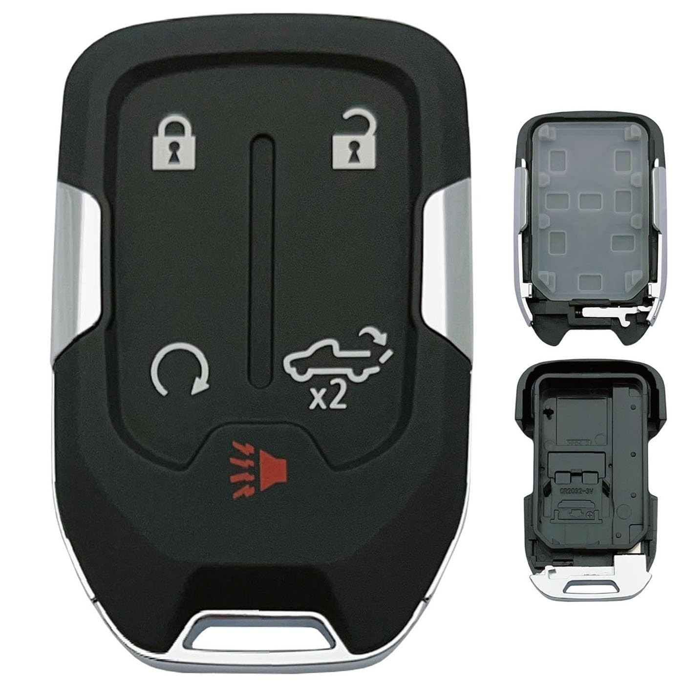 Replacement Key Fob Shell Case Fits for Chevy Silverado 2022 2021 2020 2019…