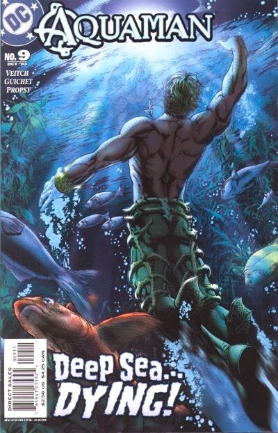 Aquaman (6th Series) #9 NM 9.4 2003 Ethan Van Sciver Cover