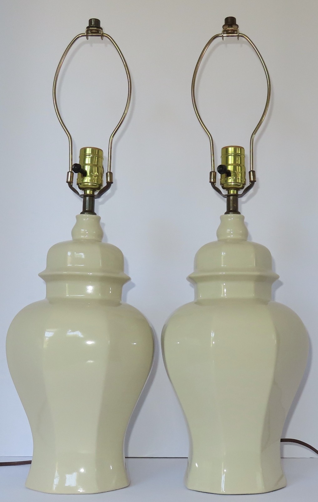 Vintage Chinoiserie Ginger Jar Lamps – Vintage Lamp Pair – MCM Lamps – 70’s USA