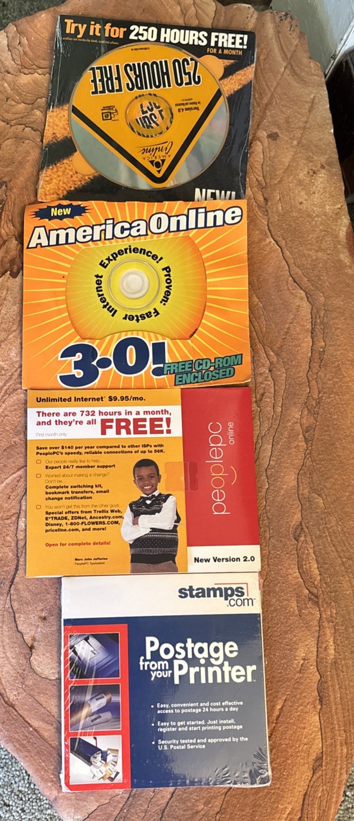 AOL America Online And Others Set of 4, Sealed