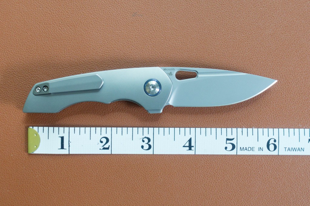 Kizer Microlith rare discontinued flipper knife S35VN blade titanium handle