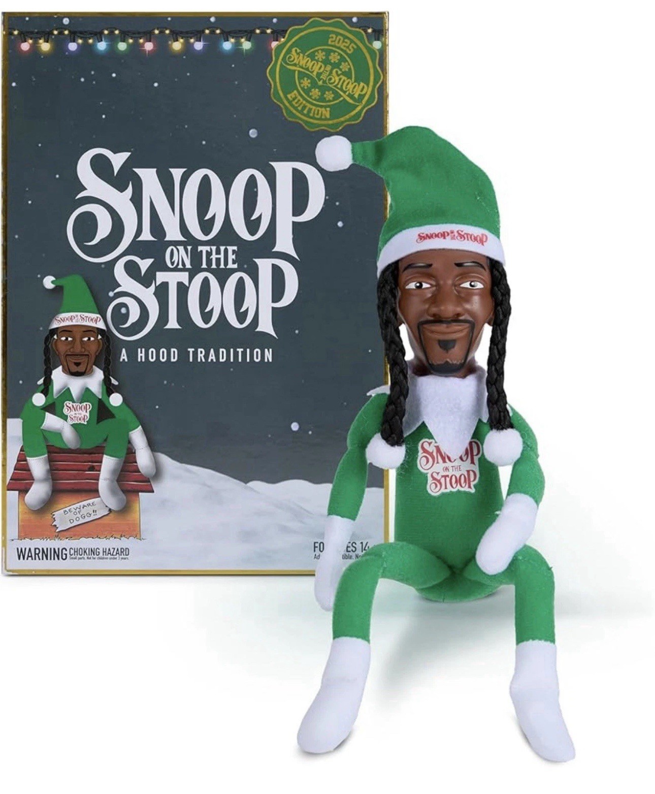 Snoop On The Stoop A Hood Tradition Green Plush Doll 2025 EDITION