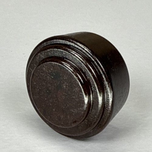 Vintage RCA Radio Knob 1pc 1930s Deco Bakelite 1/4″ Opening w/ Set Screw