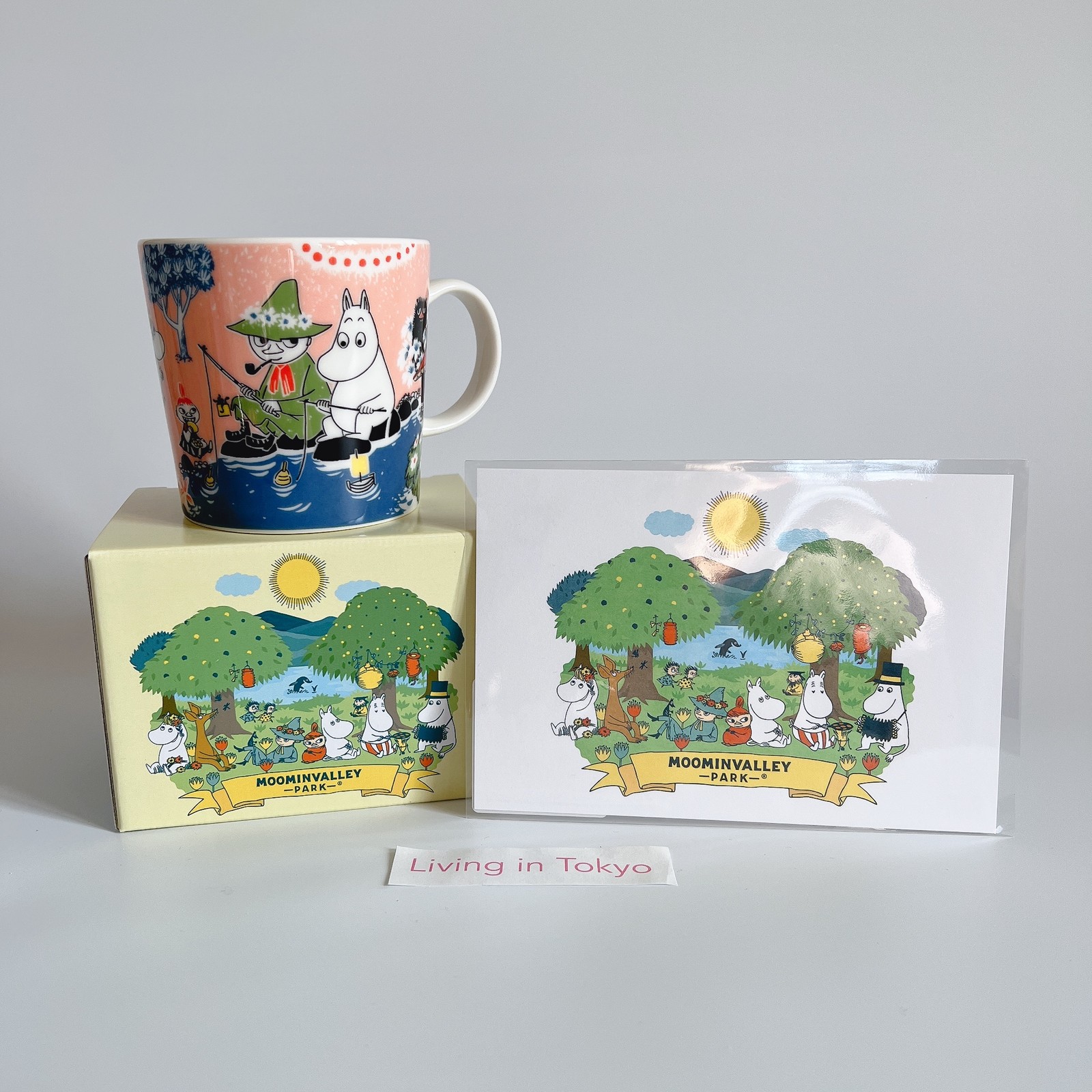 Moomin ARABIA Mug SIMPLE JOY 2026 + Moominvalley Park Postcard Set