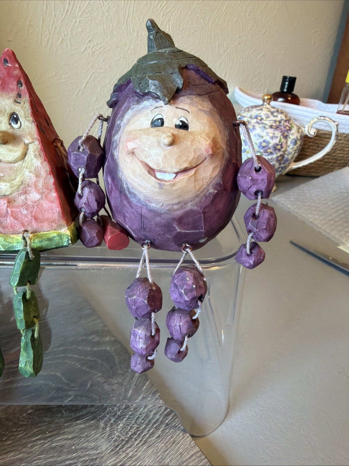 Vintage Anthropomorphic Fruit & Vegetable Shelf Sitters LOT of 15 Different VG++