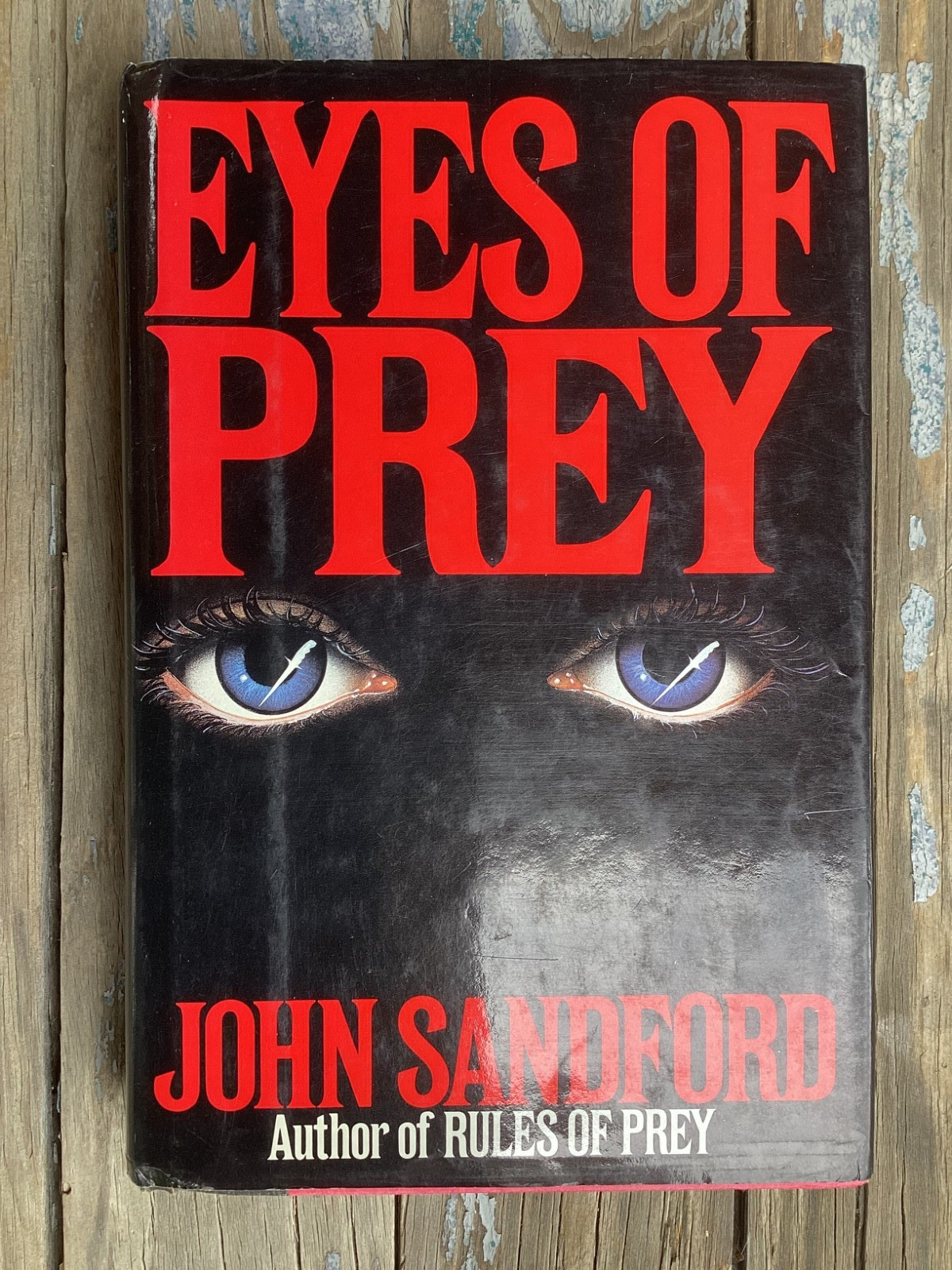 1991 Original Eyes of Prey John Sandford Hardback with Dust Jacket