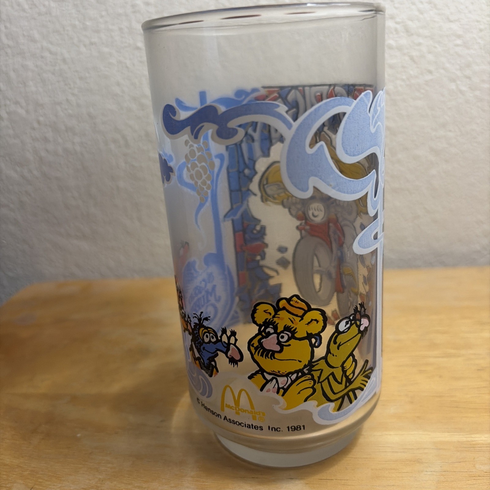 McDonald’s The Great Muppet Caper Glass Set 1981 Multicolor Original lot of 5