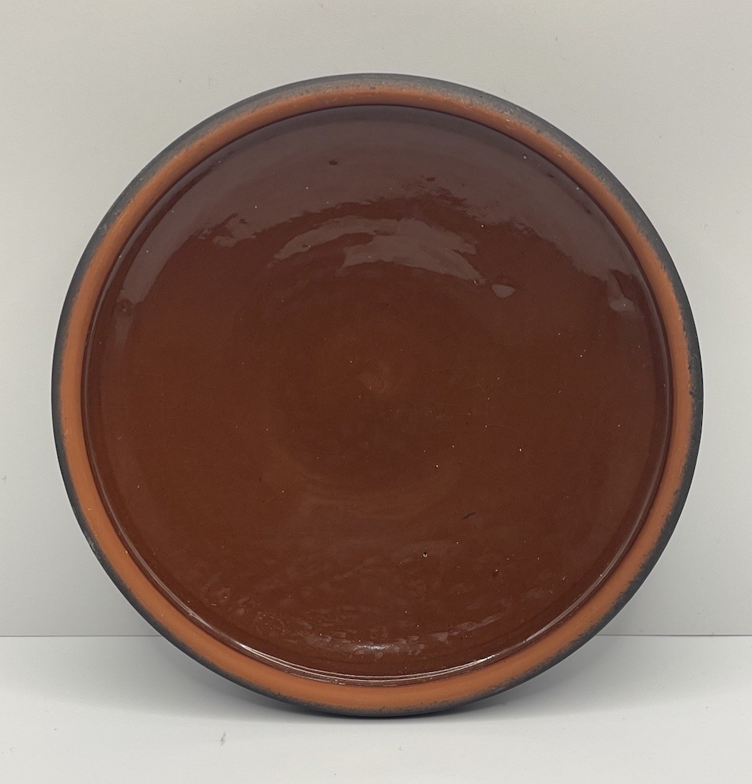 Jim Kemp Signed Studio Pottery Postmodern Abstract Round Trinket Box Covered