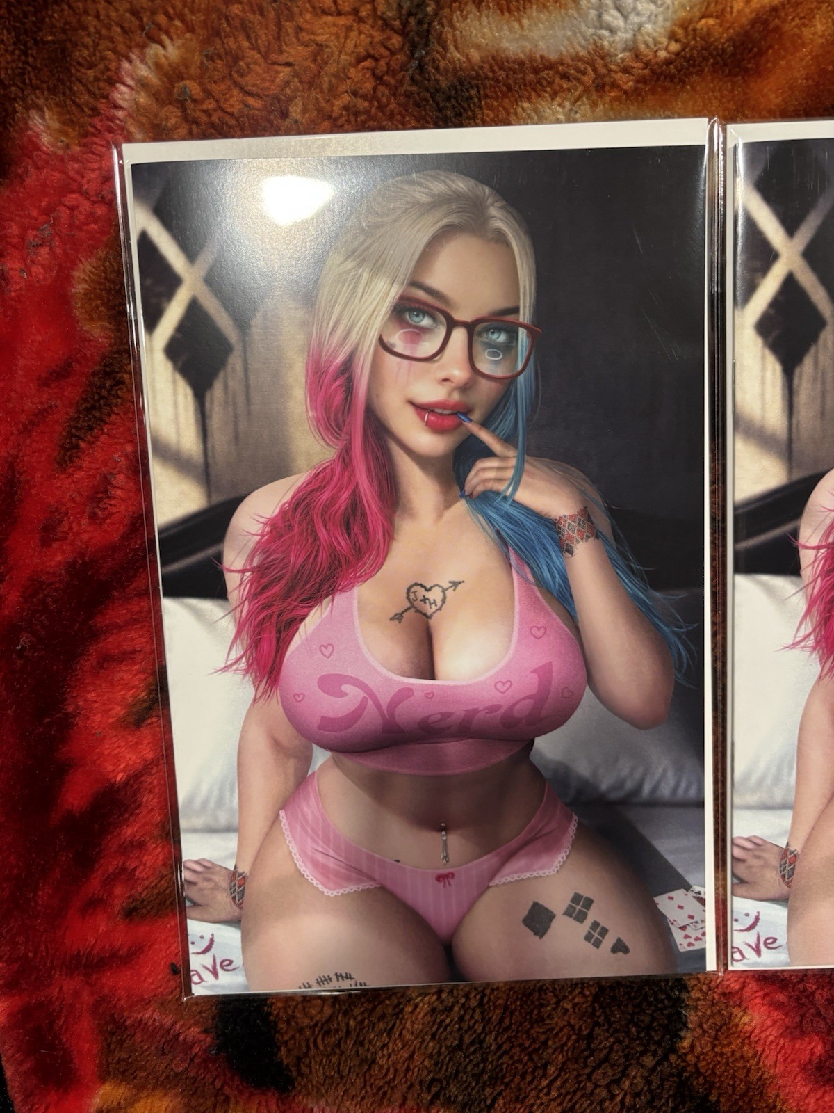 Cool Comics (Playful Temptation) Lingerie Virgin Harley Quinn LTD High Grade