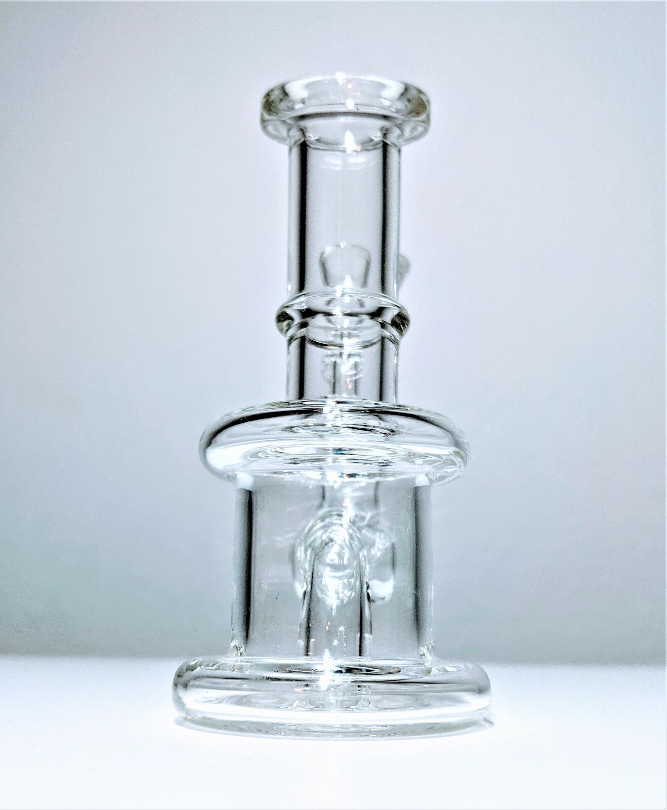 4.5″ Mini Glass Bong Diffused Perc Premium Quality Water Pipe Hookah Bubbler